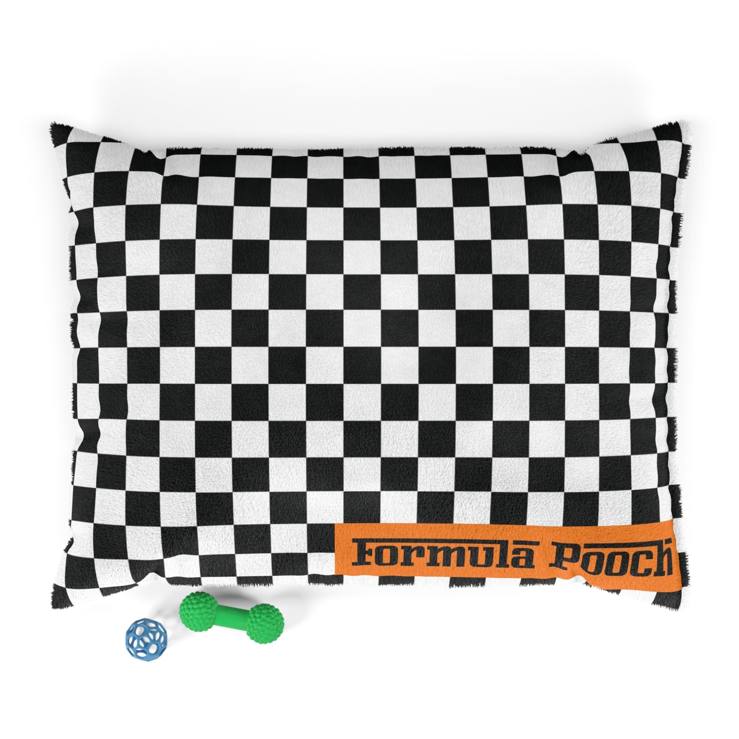 Race Flag Pet Bed